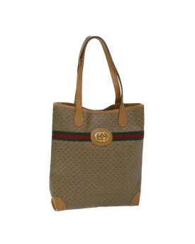 Micro GG Supreme Web Sherry Line Tote Bag