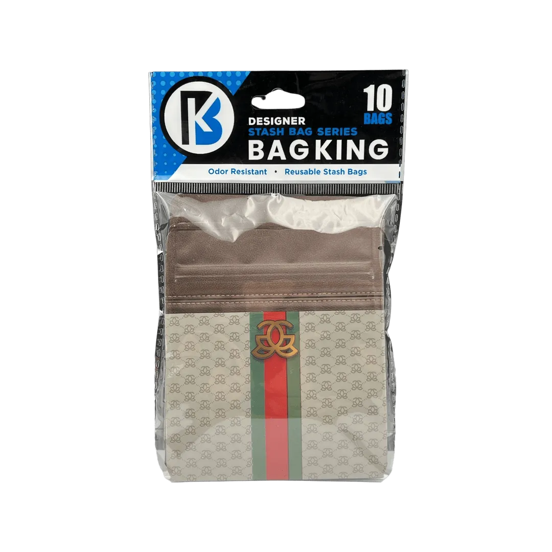 10-Pack Bag King Designer Wide Mouth Mylar Bag | 1/8th ounce