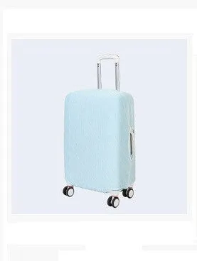 2017 travel accessories elastic luggage cover cover suitcase protective travel case cover dust-proof striped pattern solid color