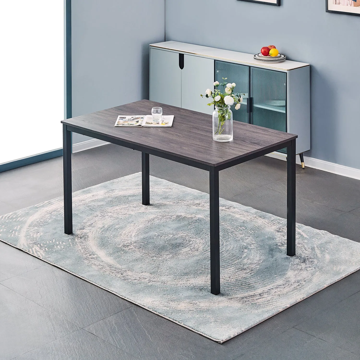 55''/59'' Dining Table with Metal Legs - Homy Casa