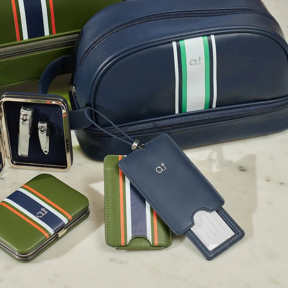 Annabel trends Stripe Toiletries Bag