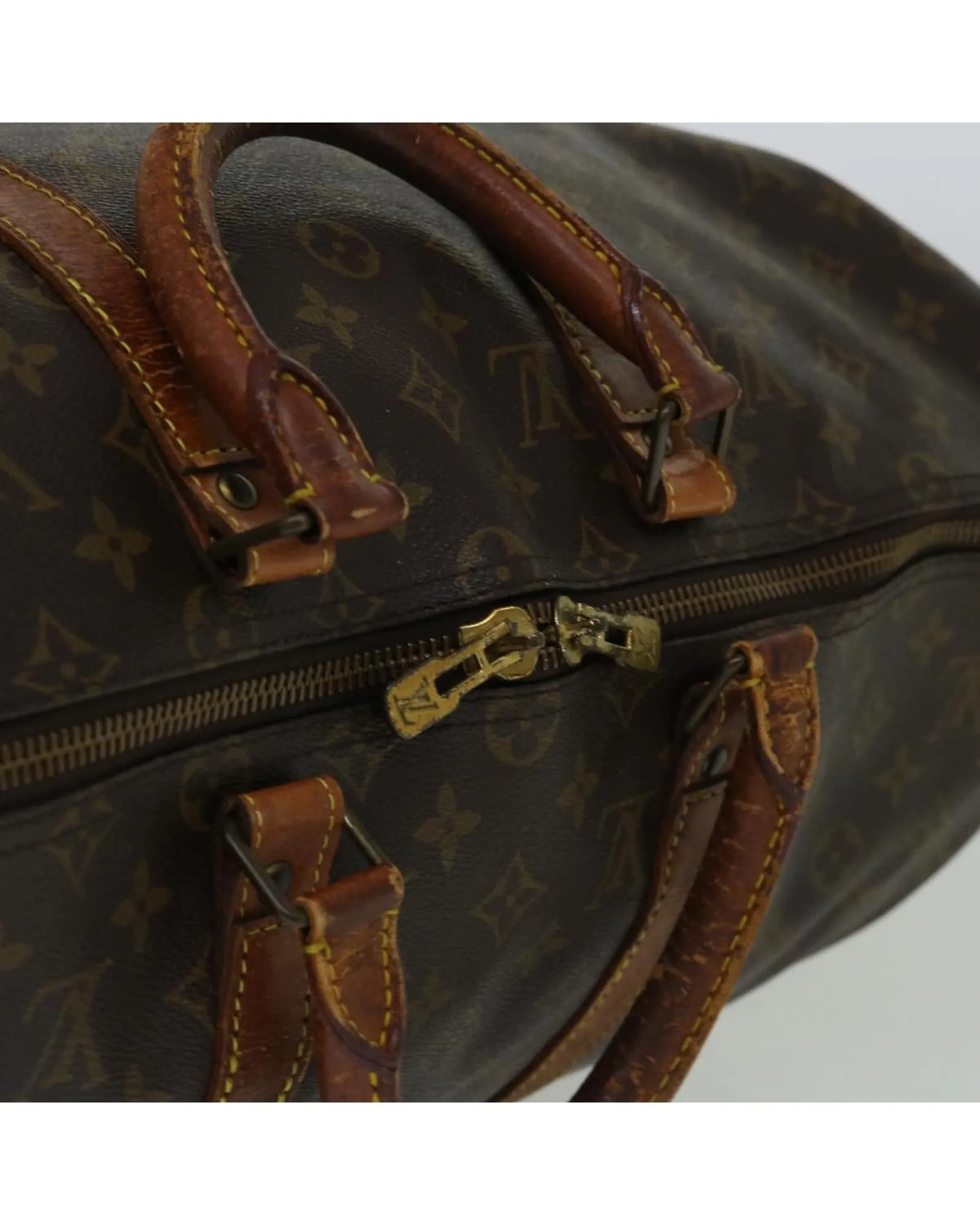 Authentic Monogram Canvas Keepall Boston Bag