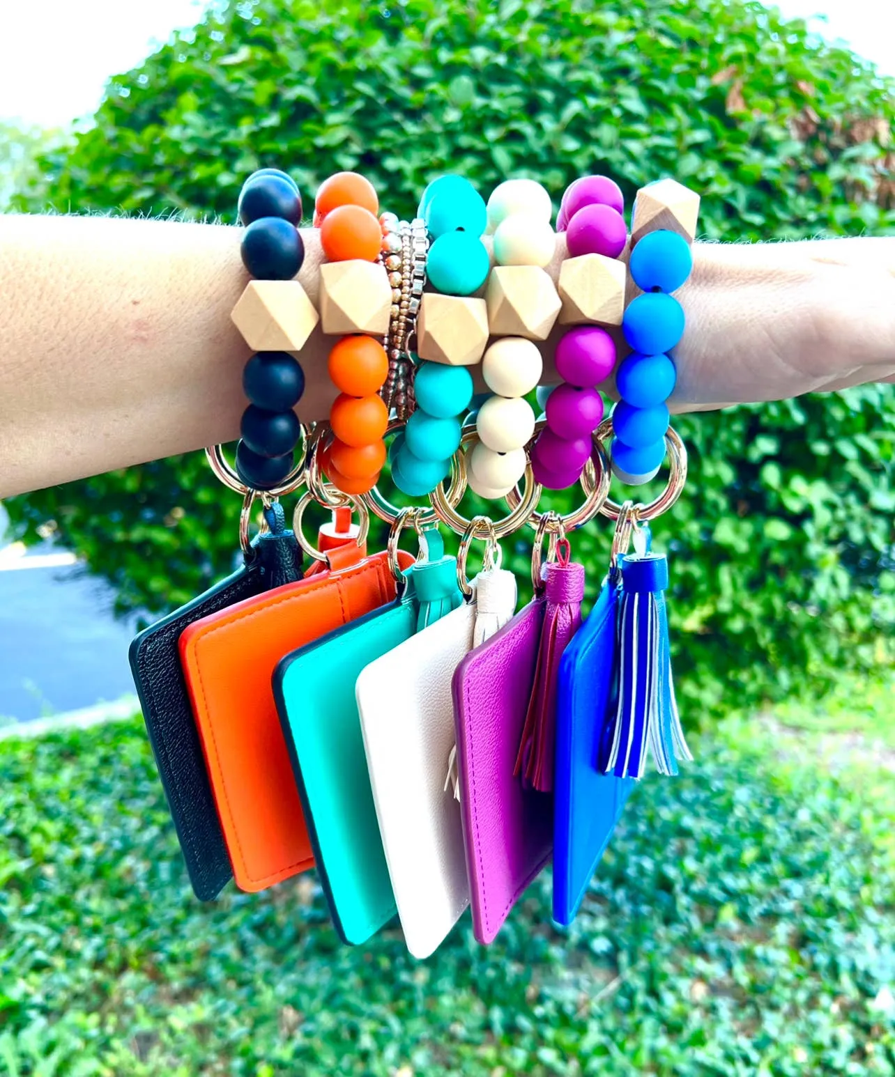 Beaded Wristlet