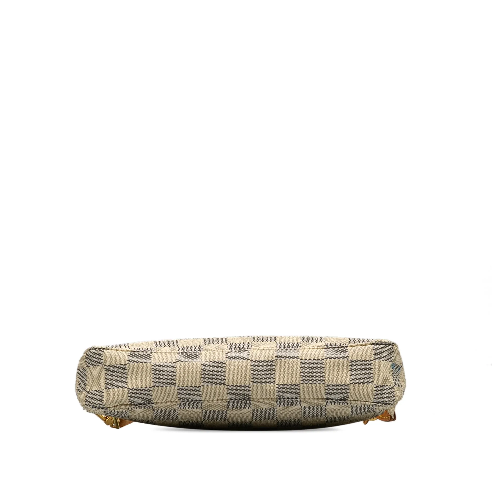 Beige Louis Vuitton Damier Azur Pochette Accessoires