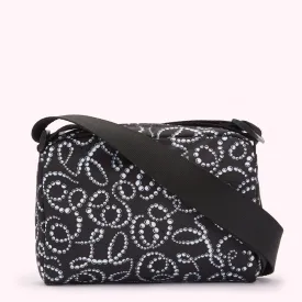 BLACK LULU PEARL BESSIE CROSSBODY BAG