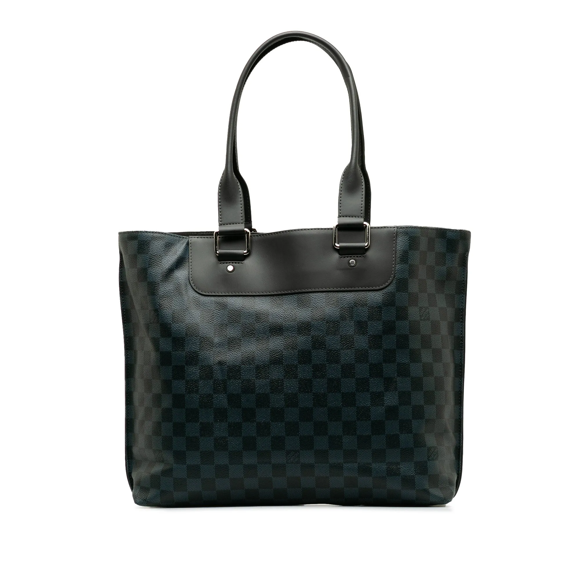 Blue Louis Vuitton Damier Cobalt Cabas Voyage Tote Bag