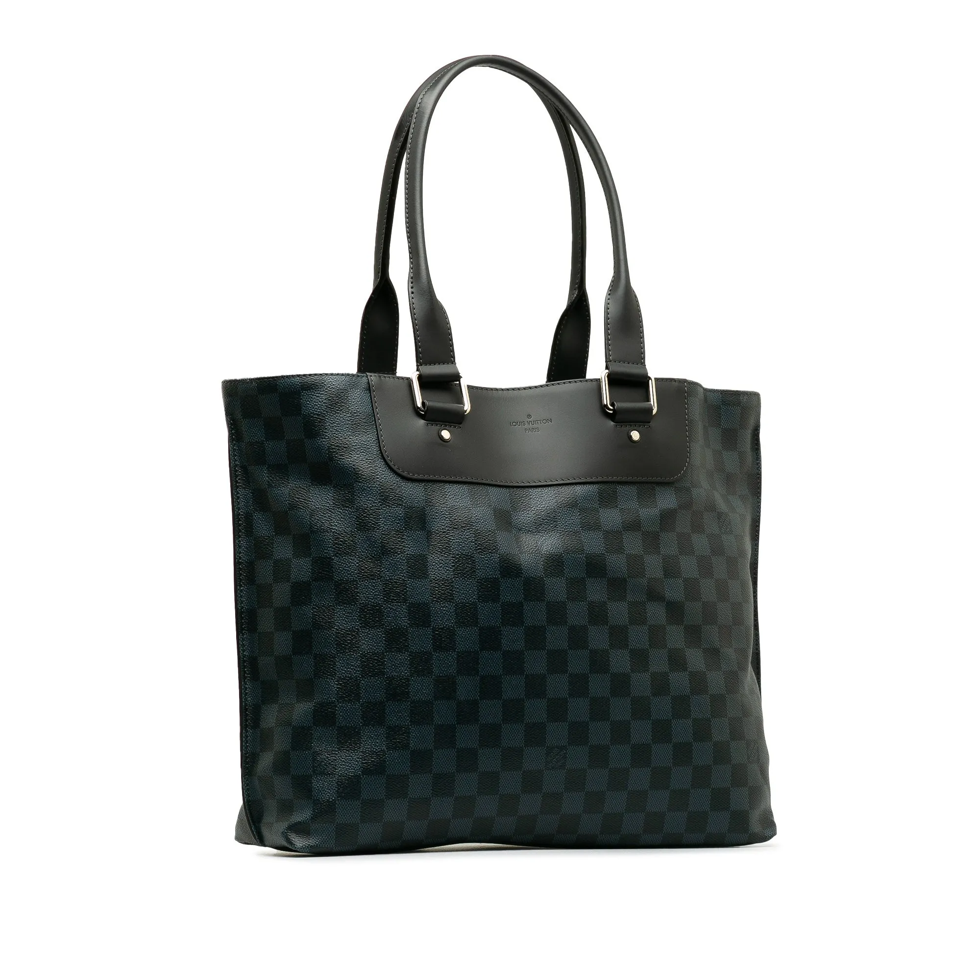 Blue Louis Vuitton Damier Cobalt Cabas Voyage Tote Bag