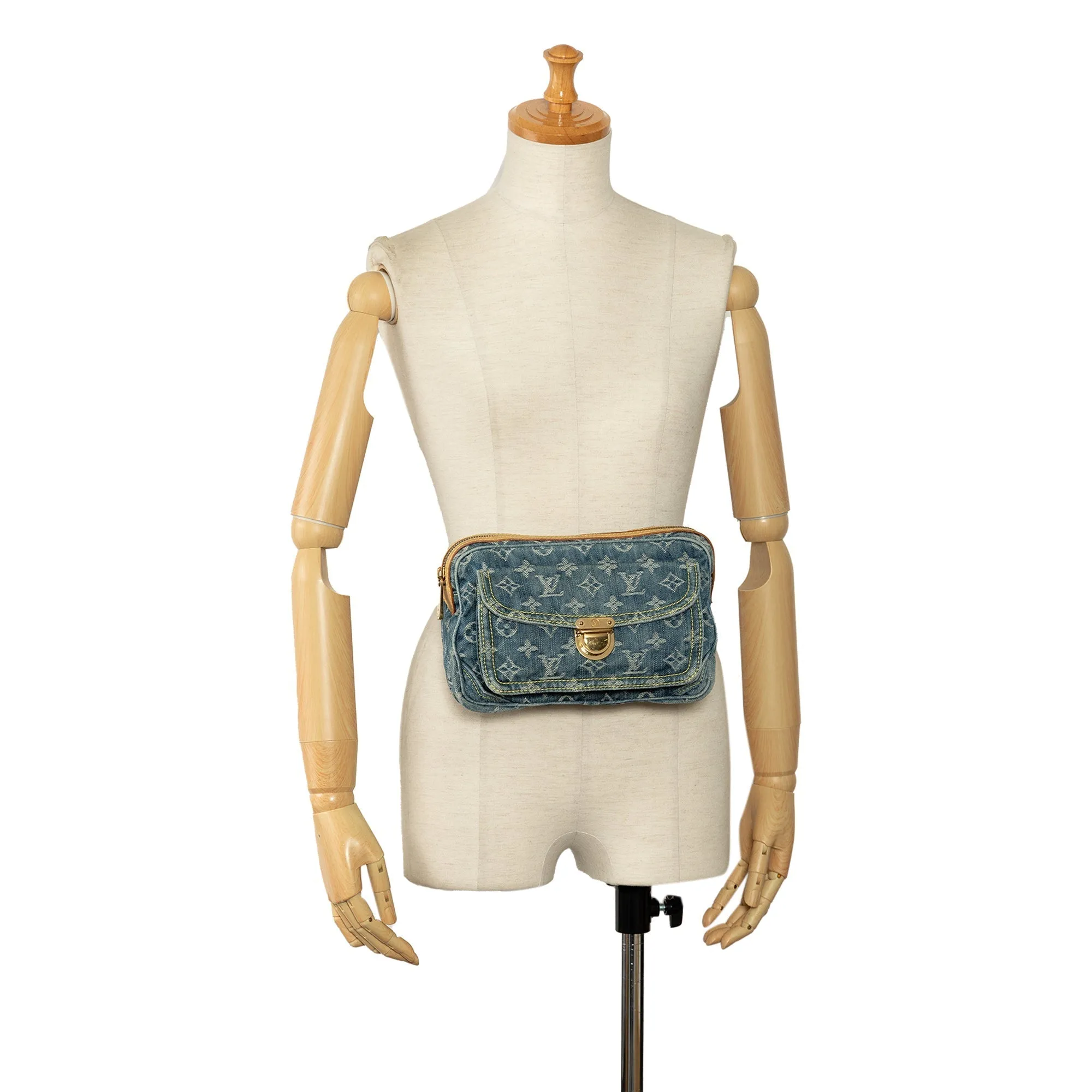 Blue Louis Vuitton Monogram Denim Bum Bag