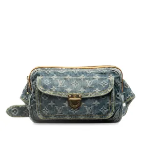 Blue Louis Vuitton Monogram Denim Bum Bag