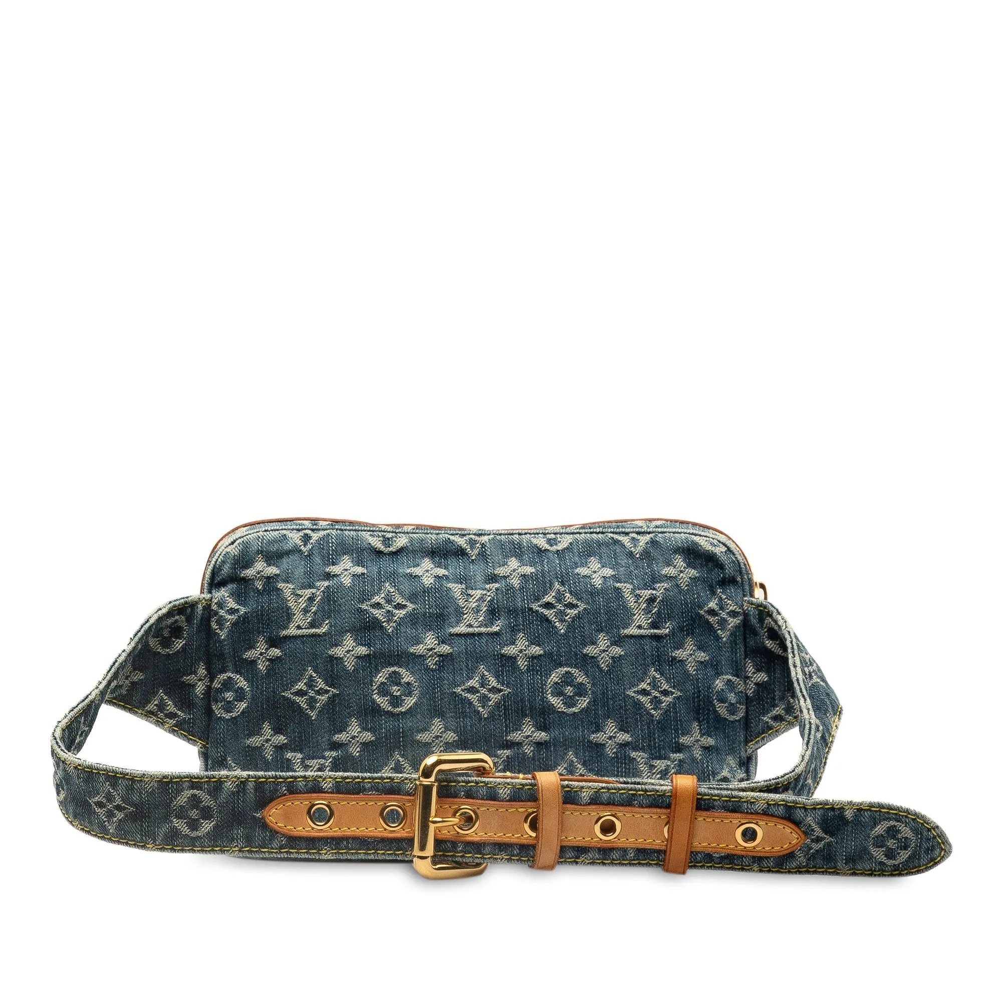 Blue Louis Vuitton Monogram Denim Bum Bag