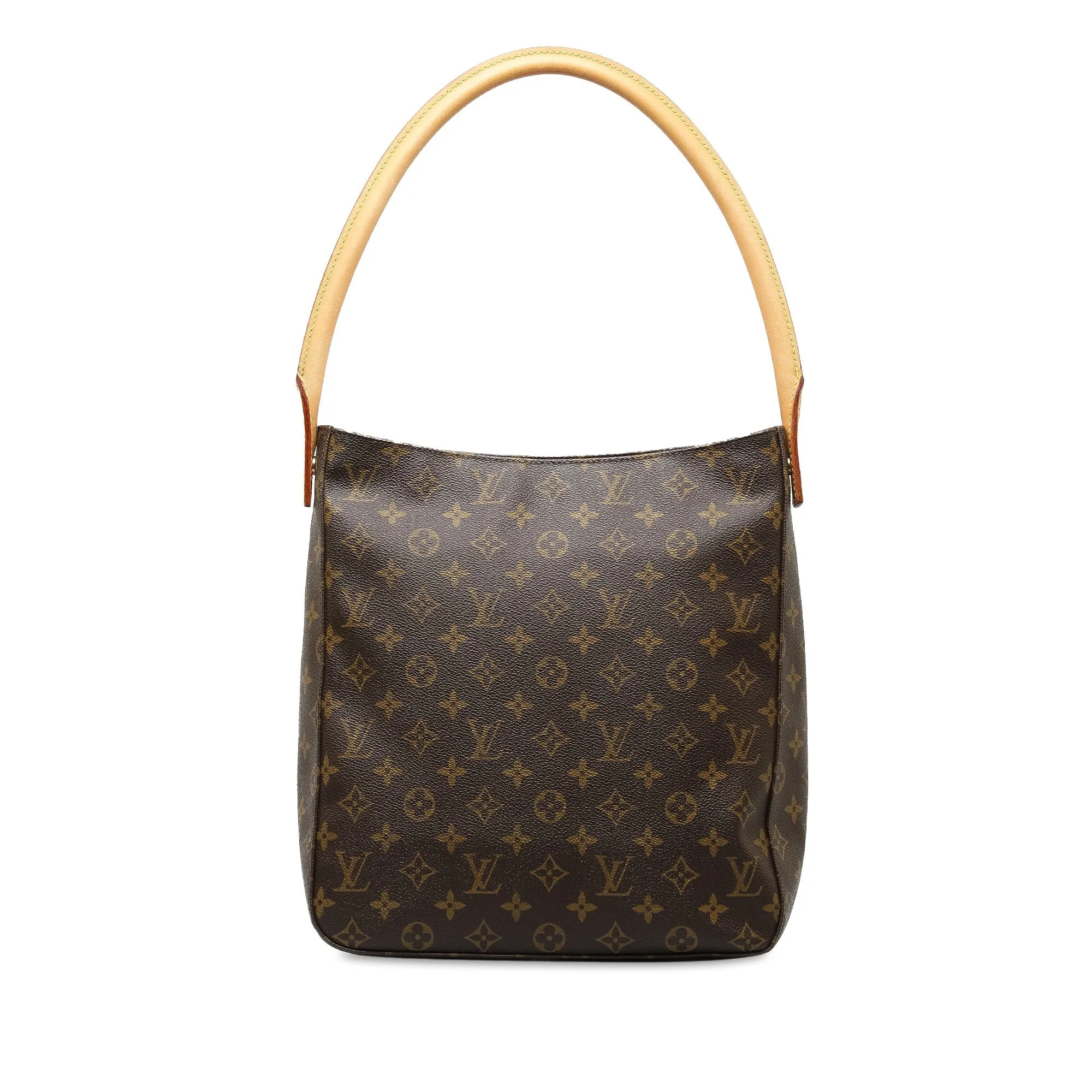 Brown Louis Vuitton Monogram Looping GM Shoulder Bag