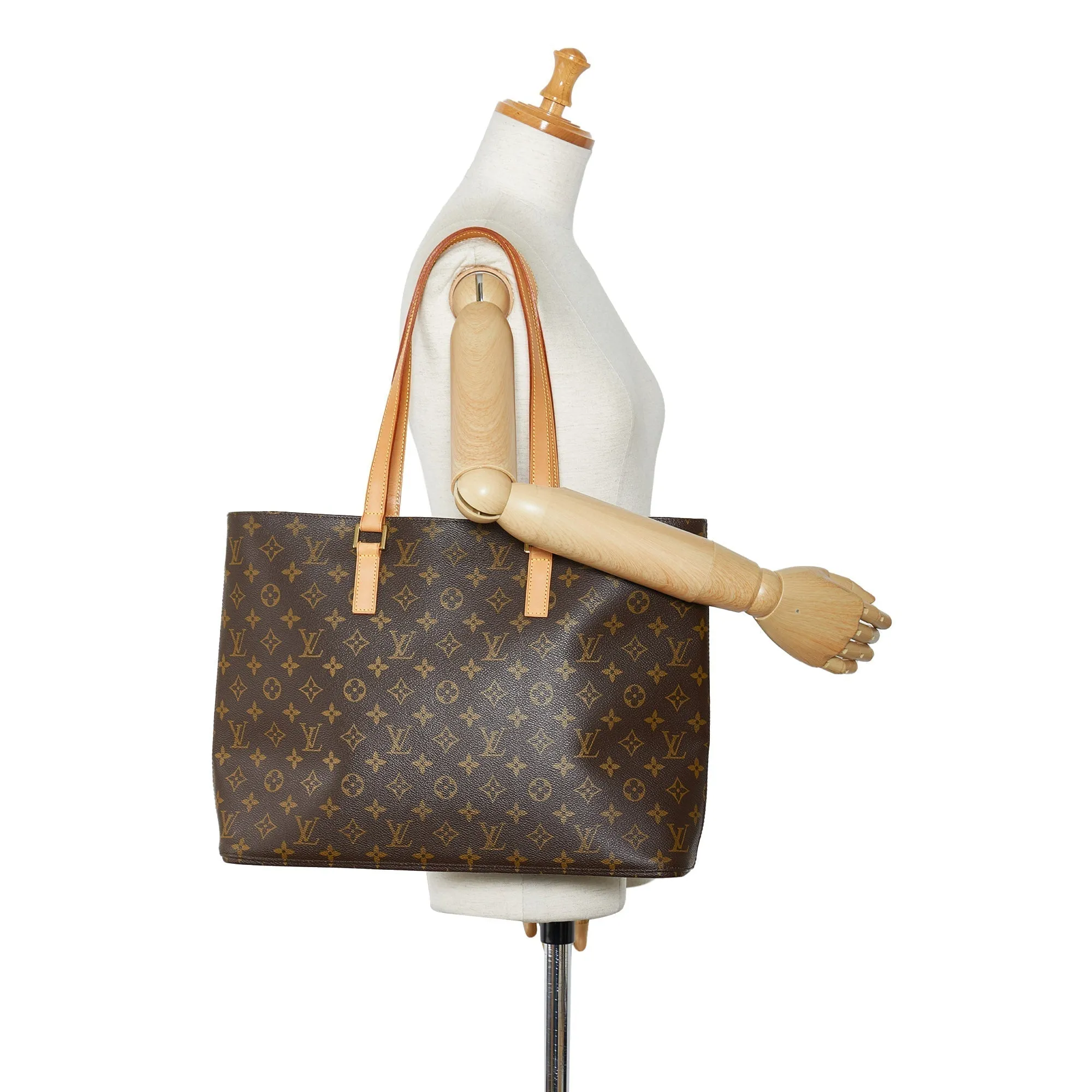 Brown Louis Vuitton Monogram Luco Tote