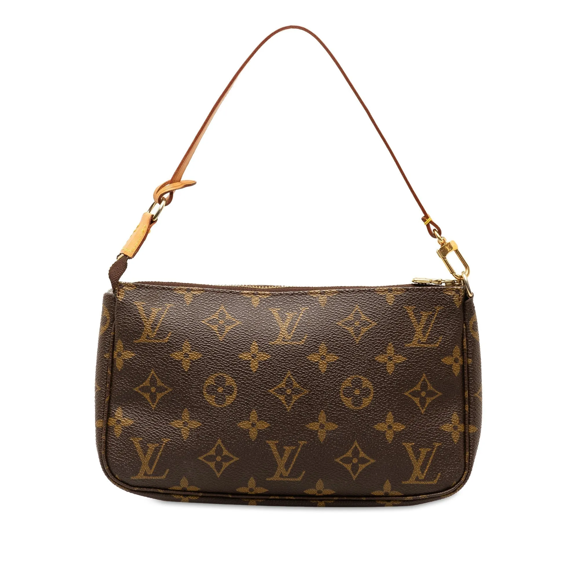 Brown Louis Vuitton Monogram Pochette Accessoires Shoulder Bag