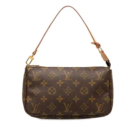 Brown Louis Vuitton Monogram Pochette Accessoires Shoulder Bag