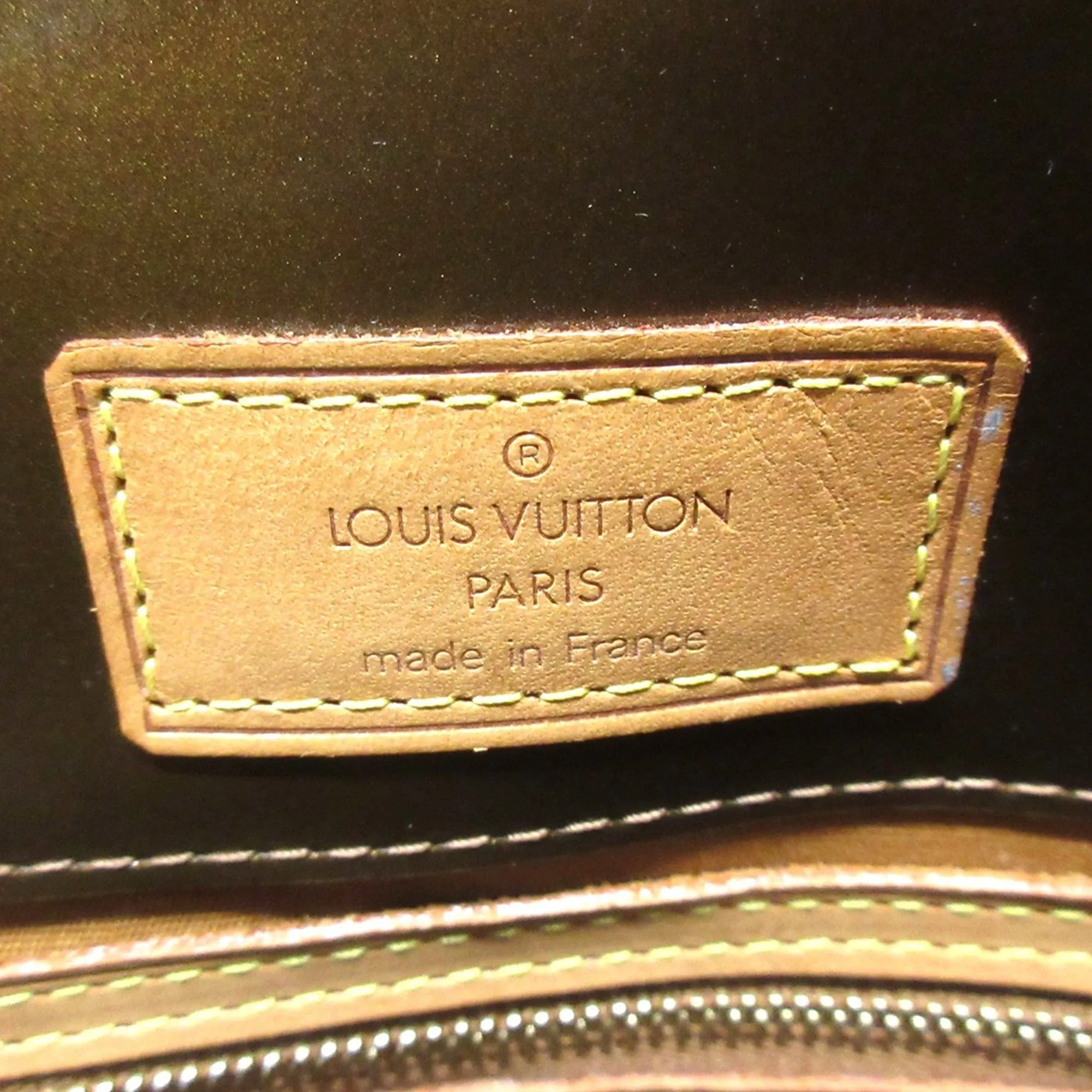 Brown Louis Vuitton Monogram Vernis Reade PM Handbag