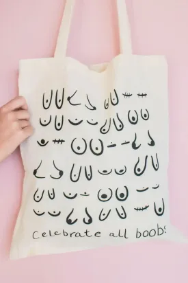 Celebrate all Boobs Tote Bag