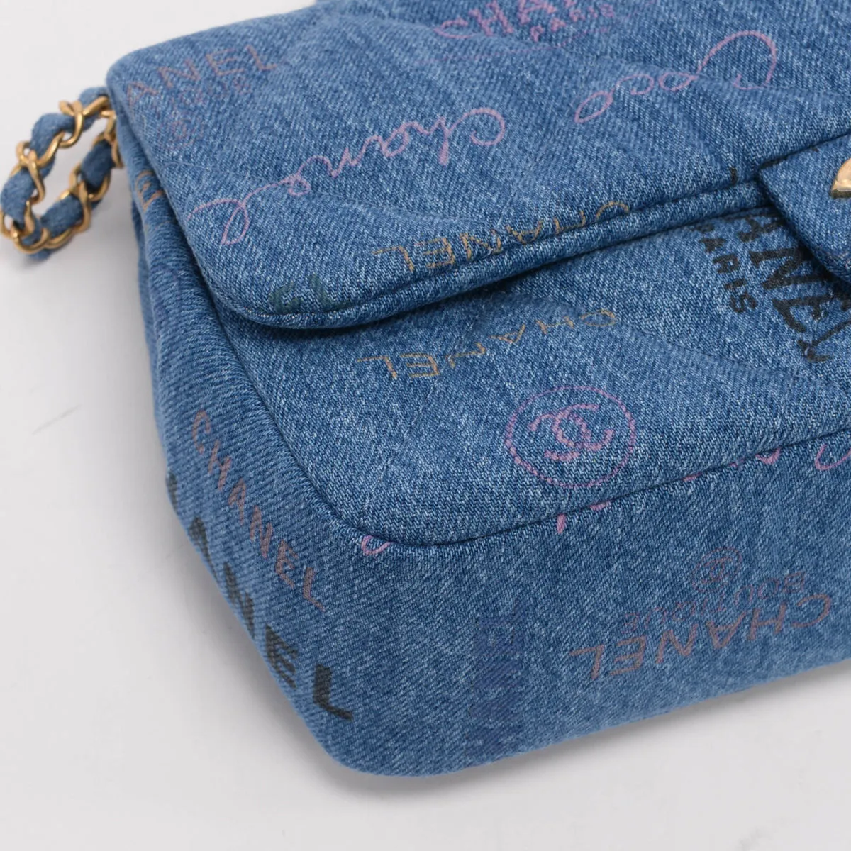 Chanel Blue Denim Mood Shoulder Bag