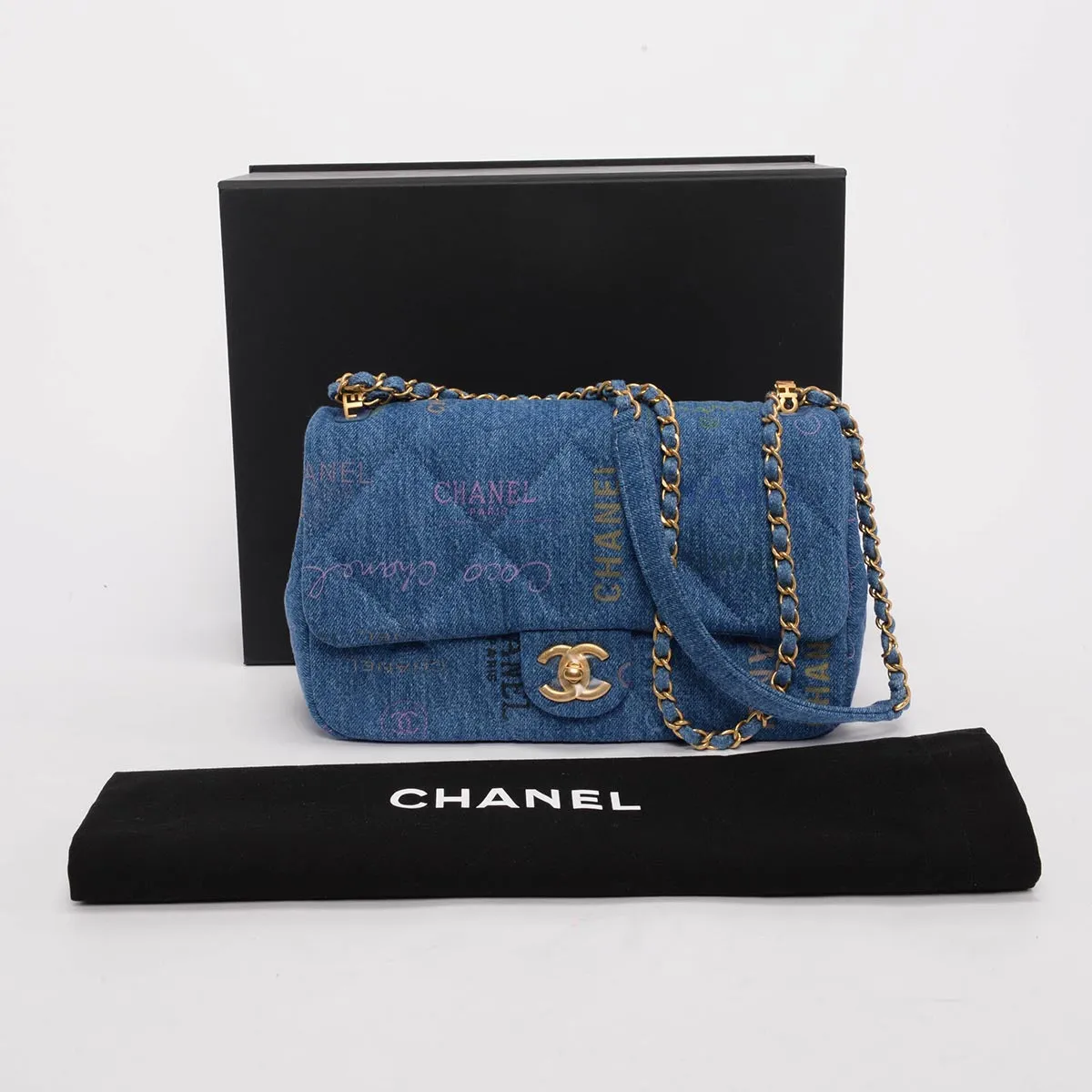 Chanel Blue Denim Mood Shoulder Bag