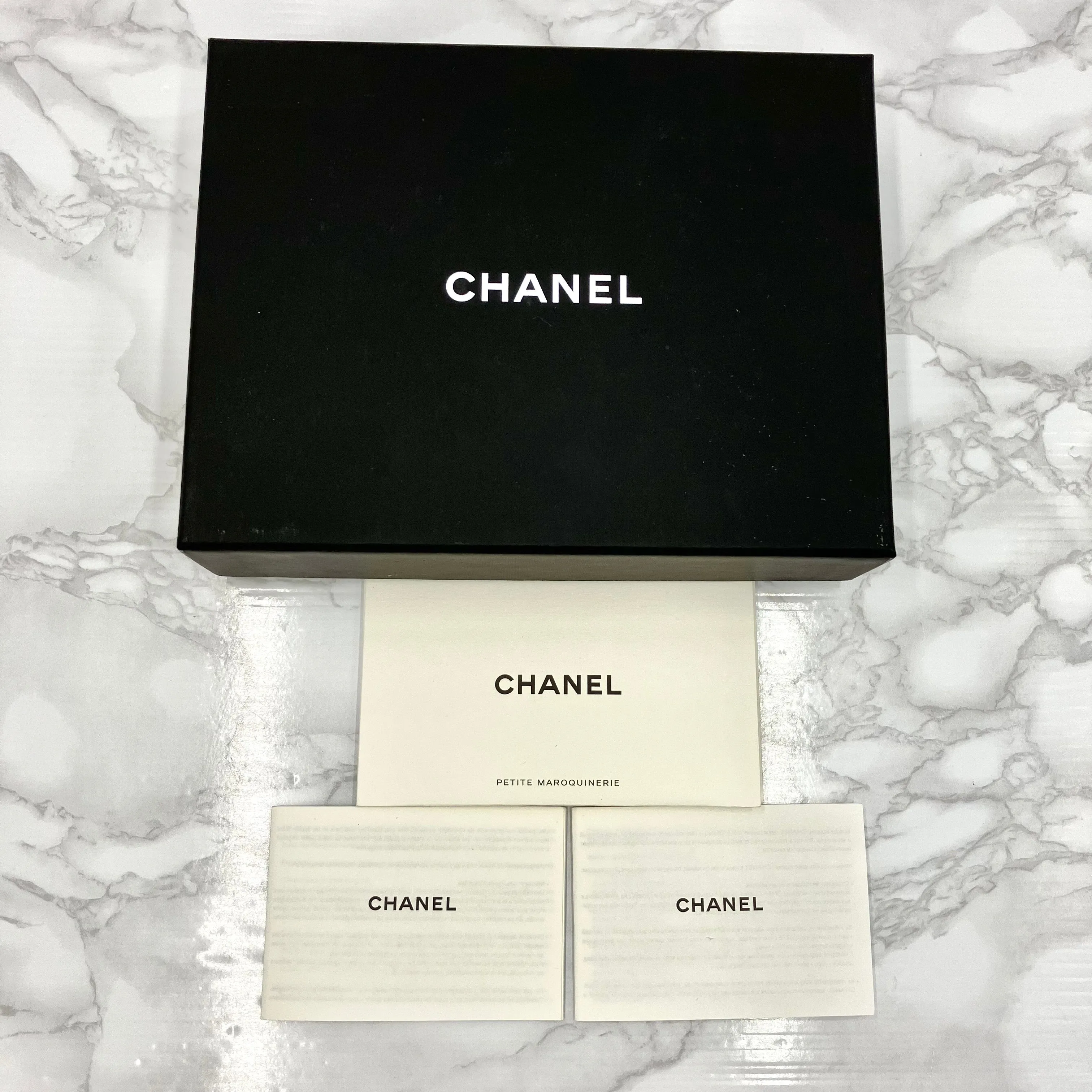 CHANEL Caviar Matelasse Mini Wallet