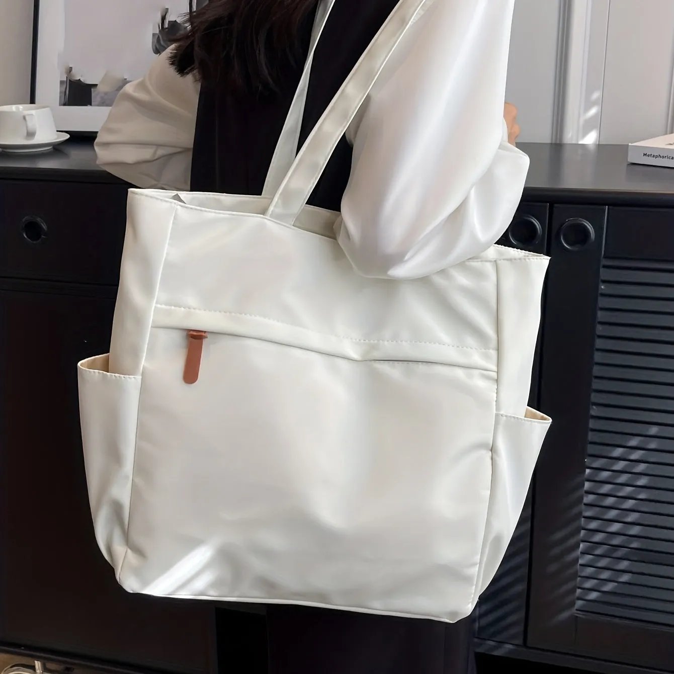 Chic Womens Tote Bag Minimalist Style for School  Casual