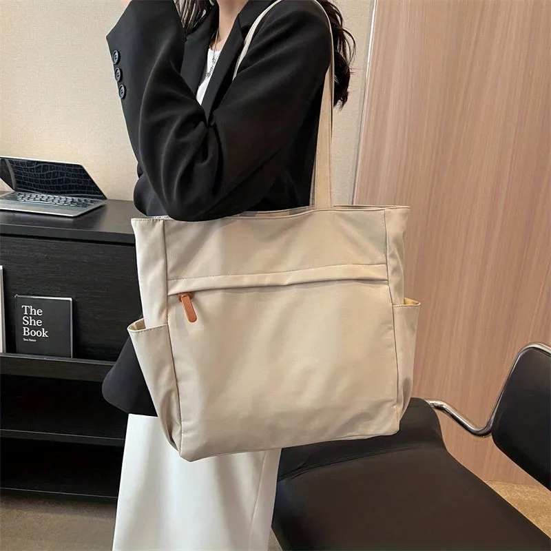 Chic Womens Tote Bag Minimalist Style for School  Casual