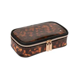 Claire Medium Tortoise Makeup Case