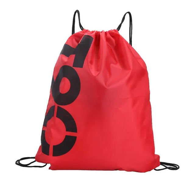 Colorful Portable Sports Bag Waterproof Swimming Bag Backpacks Double Layer Drawstring Sport Travel Shoulder Bags