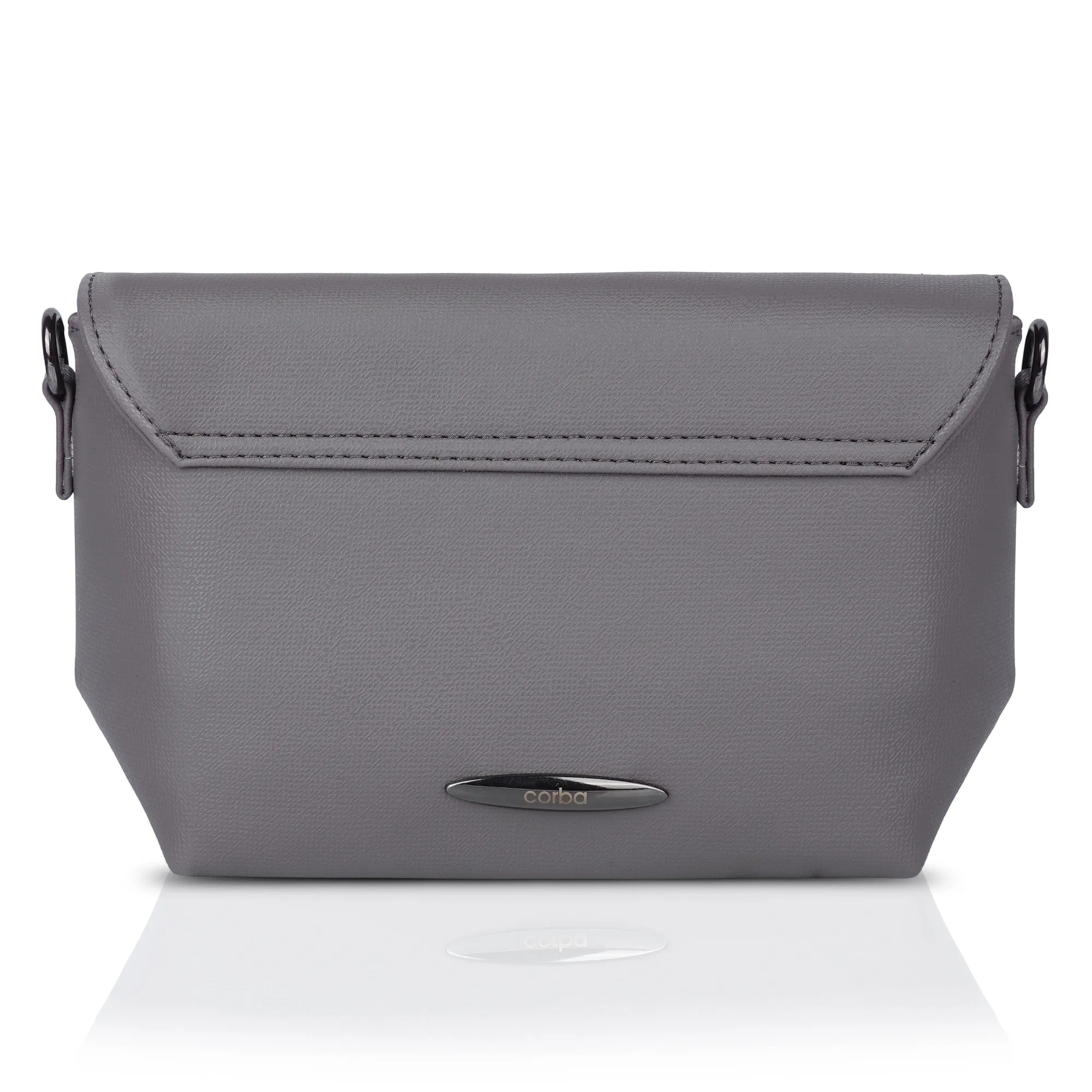 Stylish Corba Sling Bag in Sleek Grey Color