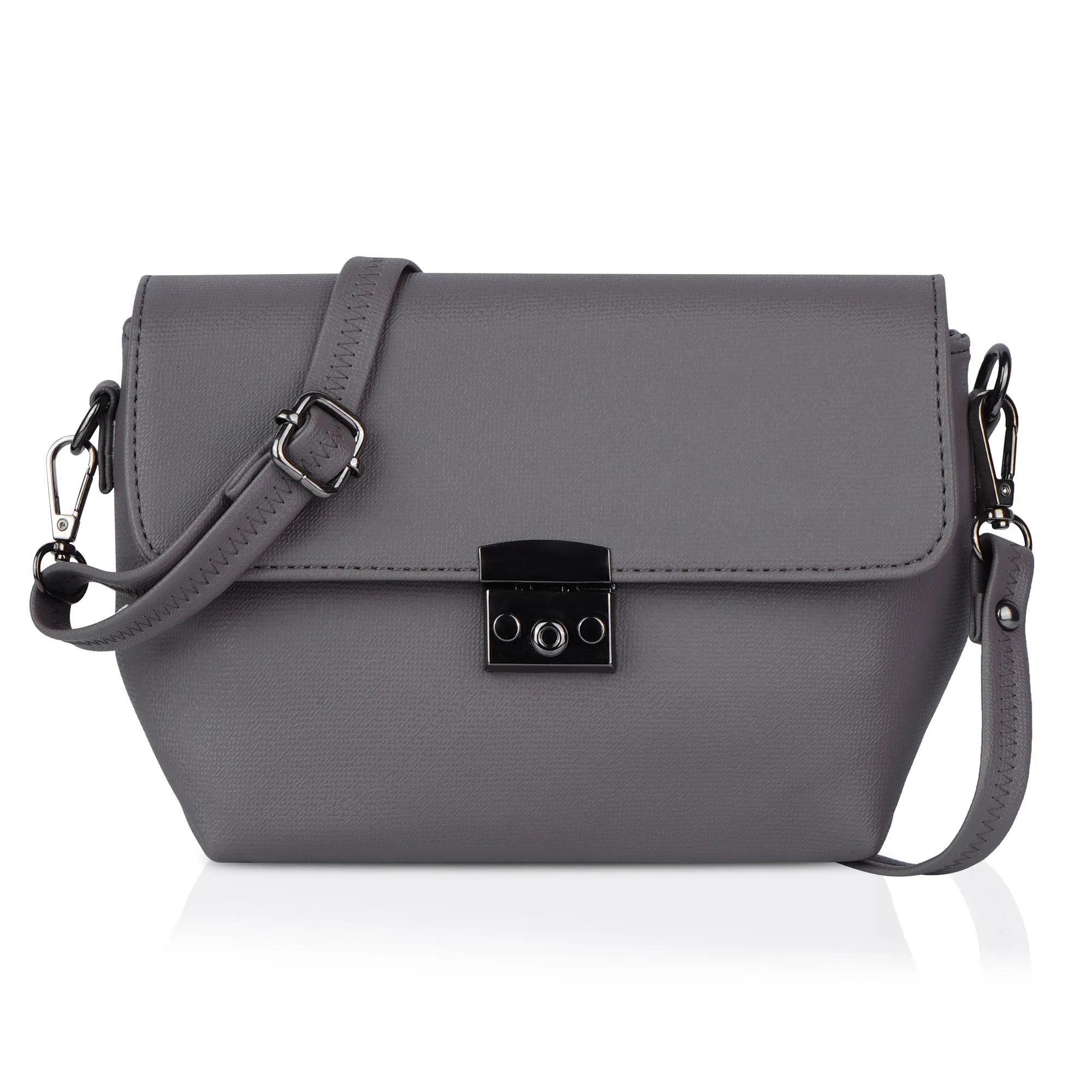 Stylish Corba Sling Bag in Sleek Grey Color