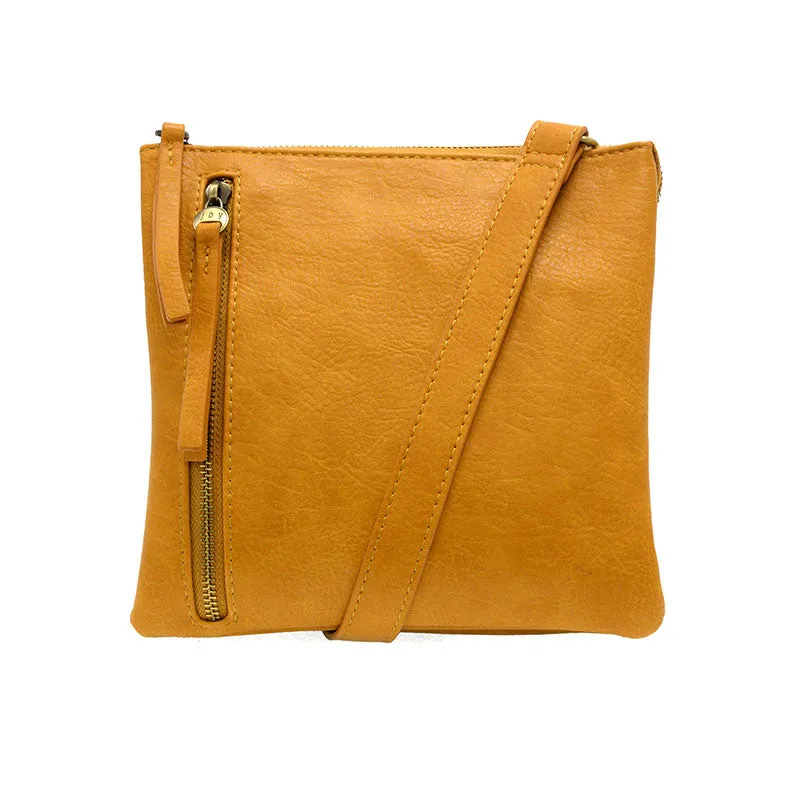 Dawn Multi Pocket Compact Crossbody Bag in Honey