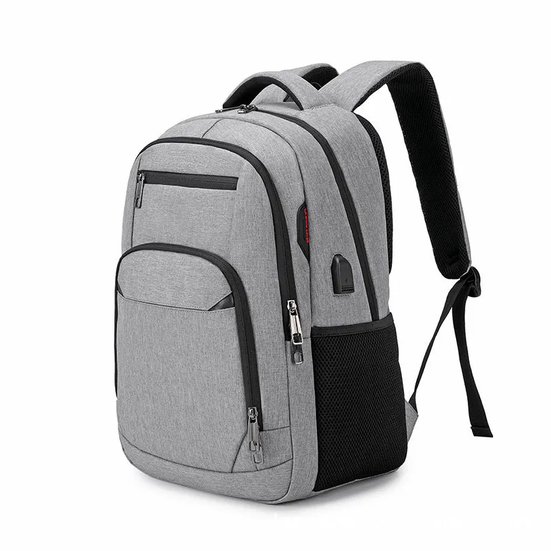 deanwangkt Trendy Backpack Men's Backpack New Large Capacity Travel Bag 17-Inch Gaming Notebook Computer Bag Outdoor Student Schoolbag