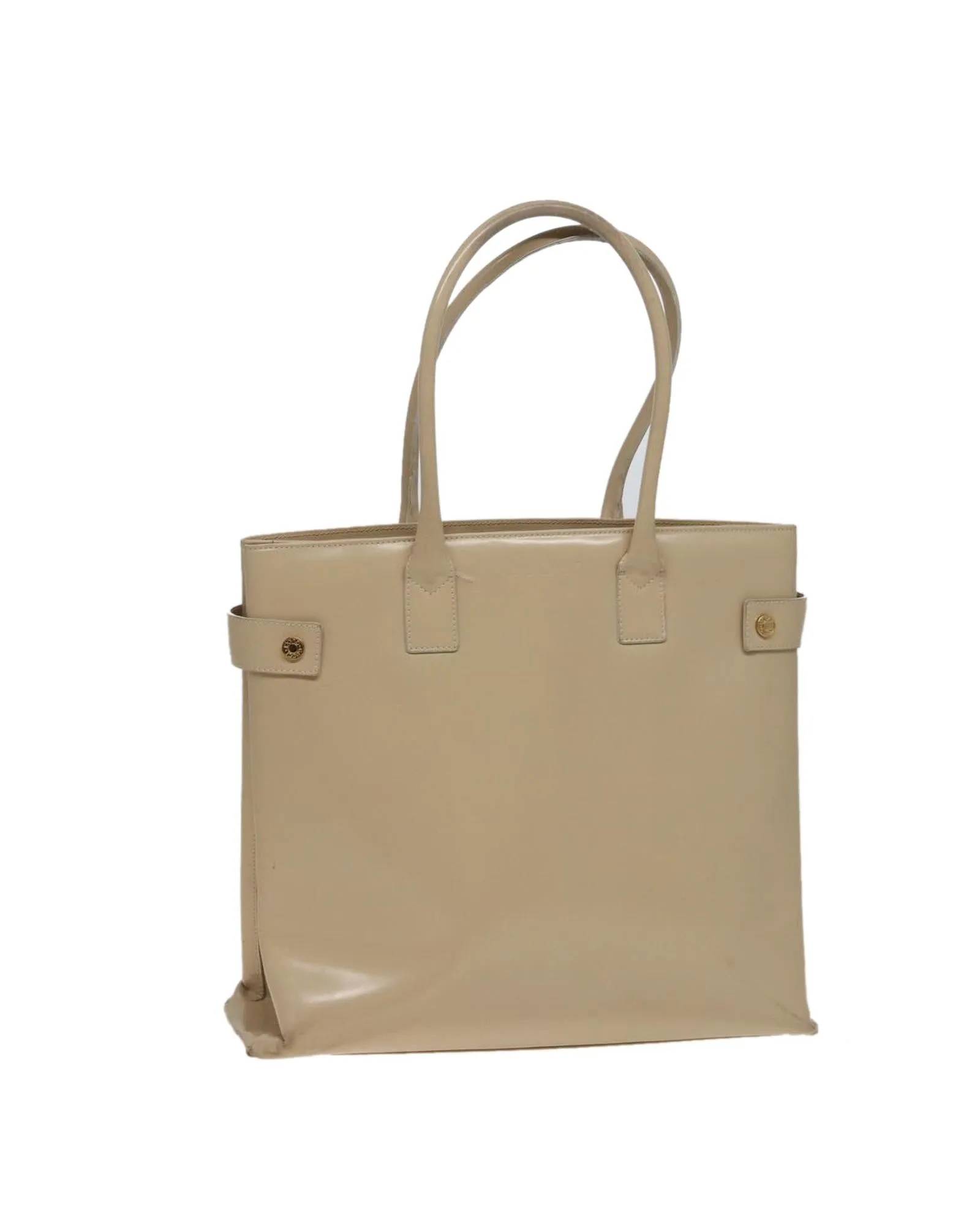 Enamel Tote Bag with Handle and Spacious Interior