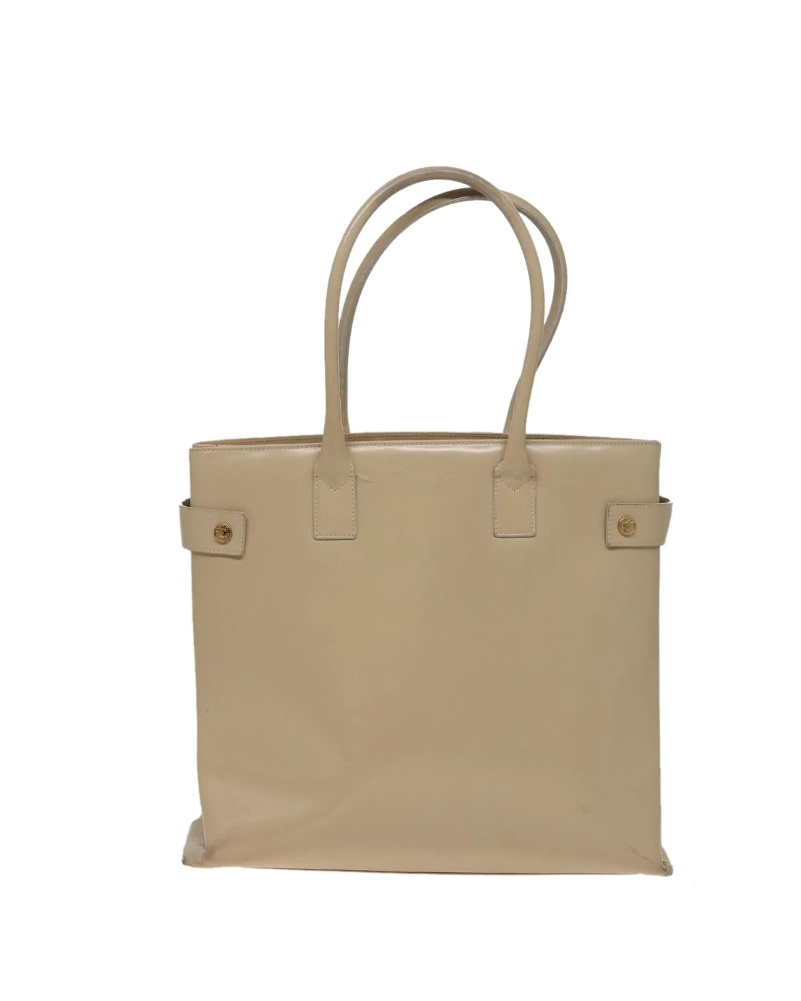 Enamel Tote Bag with Handle and Spacious Interior