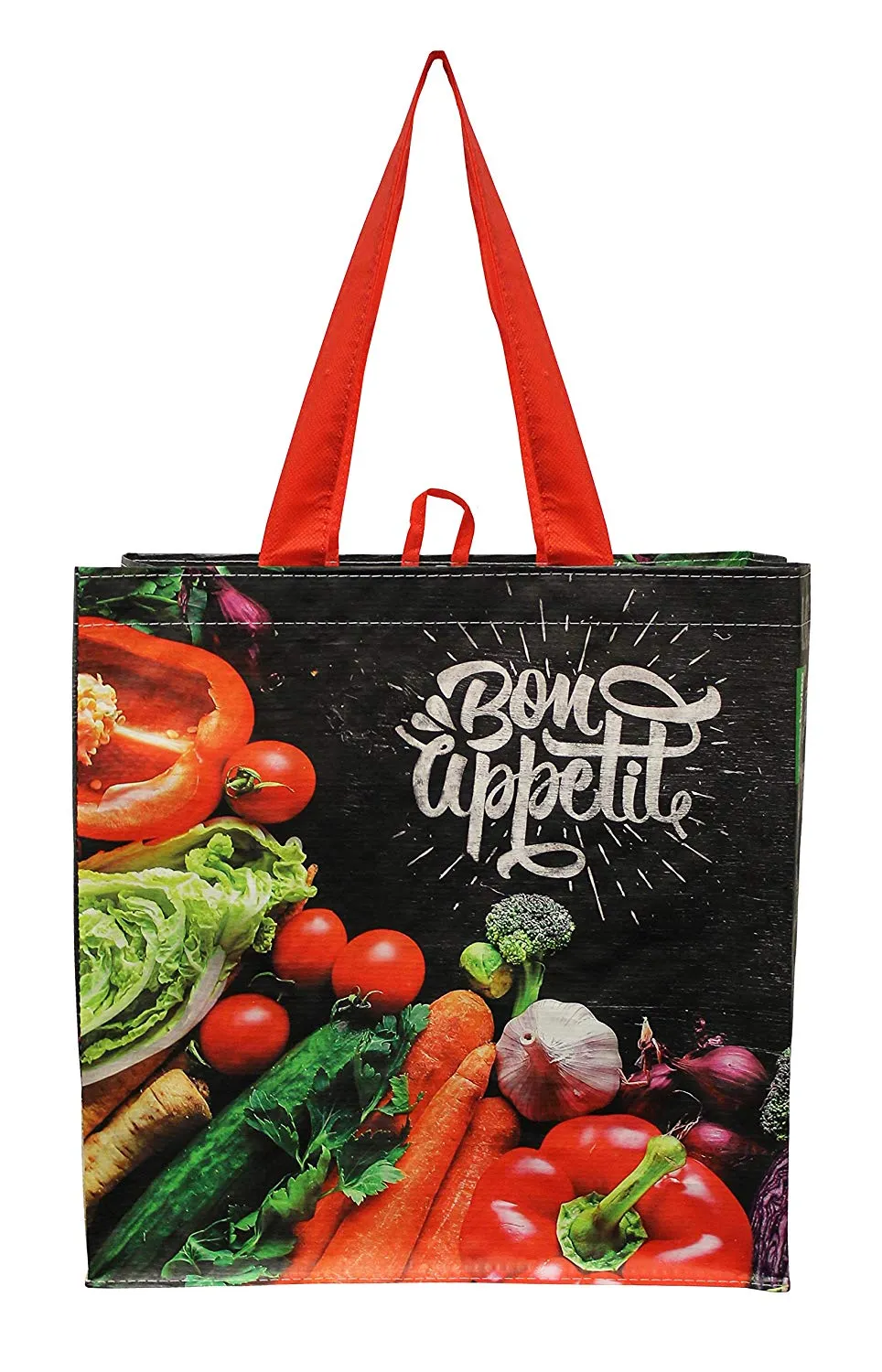 Everyday Medium-Sized Tote Bag in Chalkboard Veggie Print