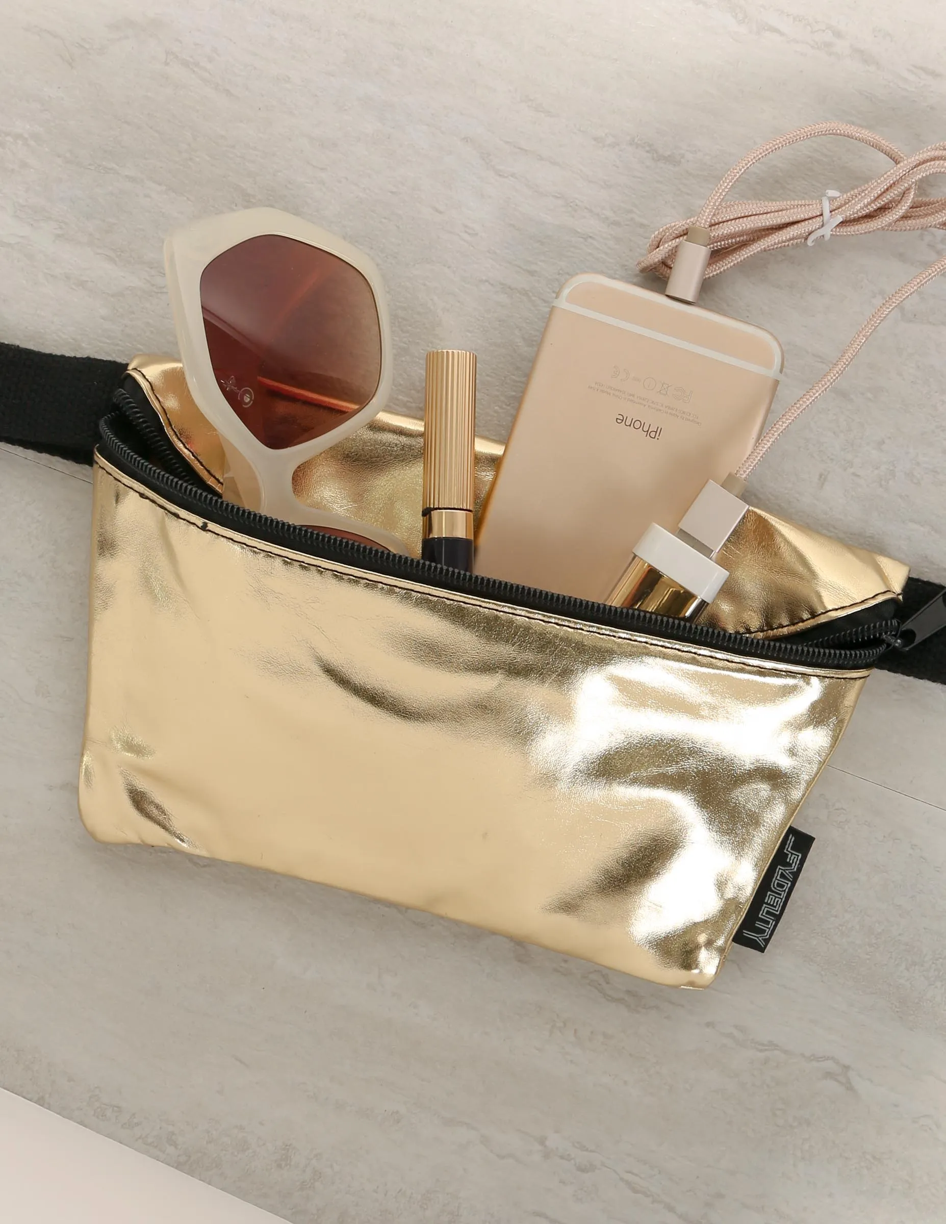 Fanny Pack | Slim |METALLIC LUX Gold