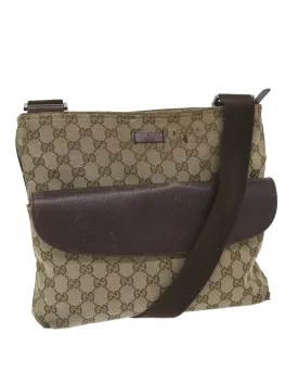 GG Canvas Shoulder Bag with Shoulder Strap