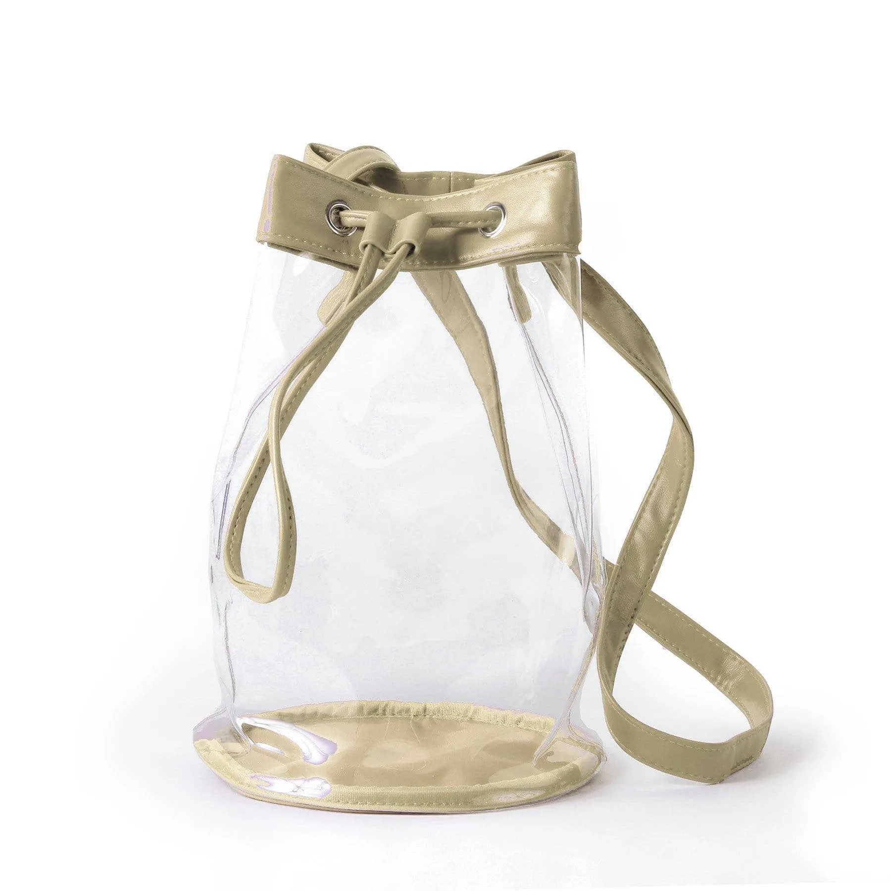 Gold Clear Bucket Bag *FINAL SALE*