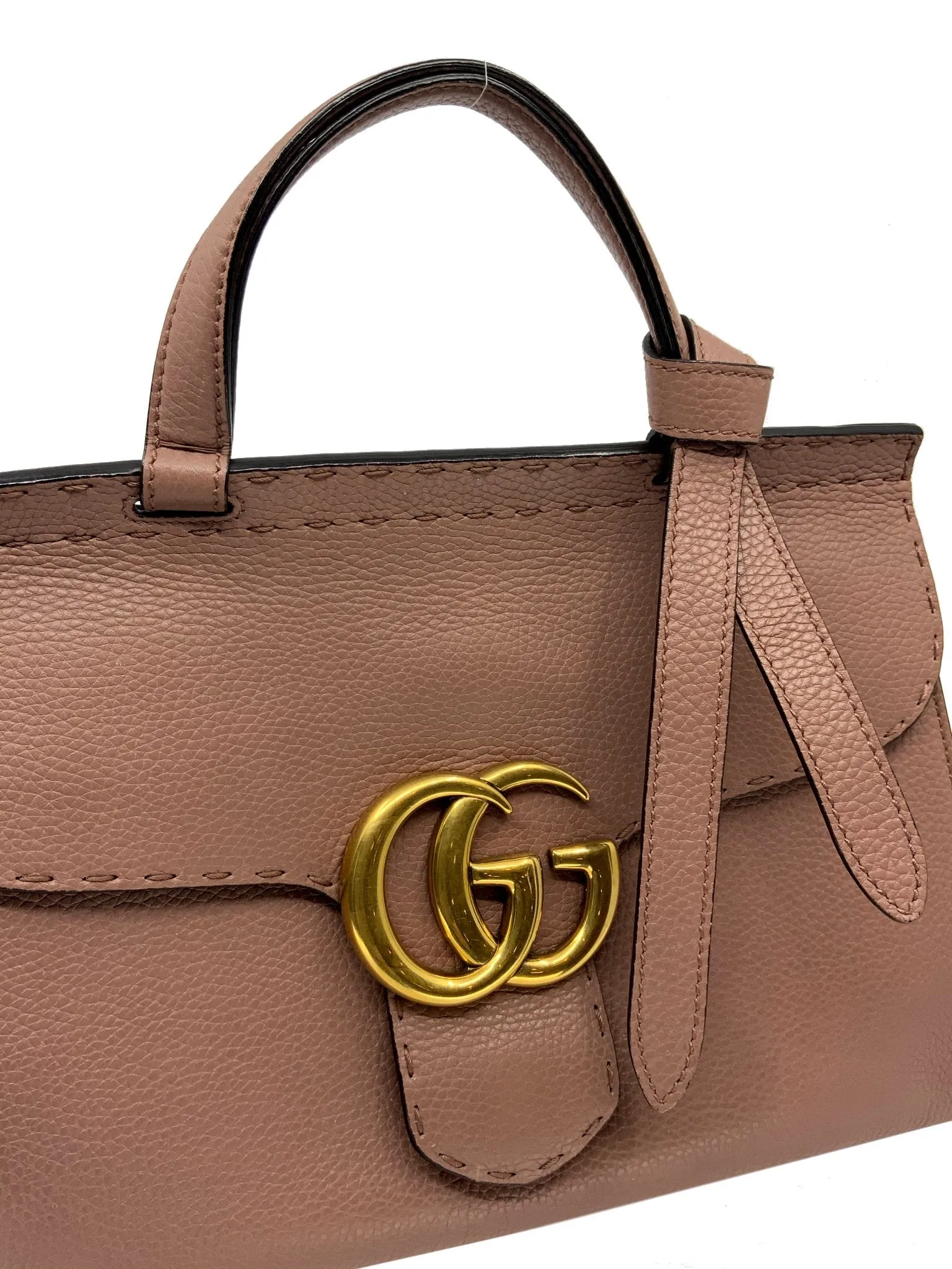 Gucci Small GG Marmont Top Handle Bag