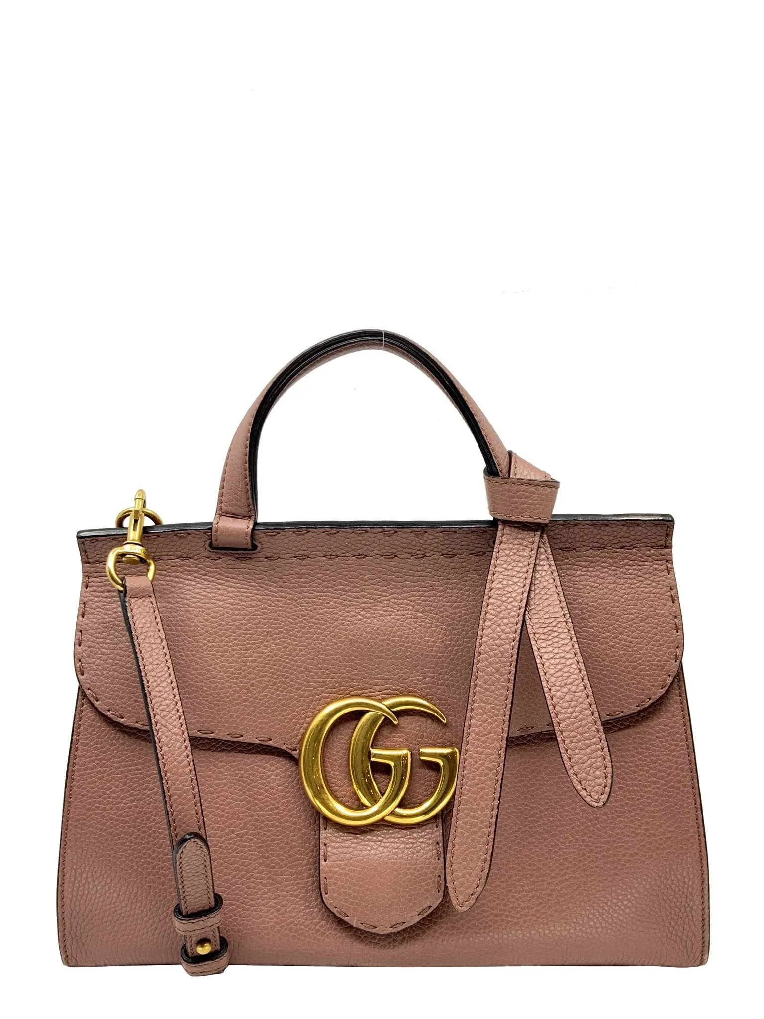 Gucci Small GG Marmont Top Handle Bag