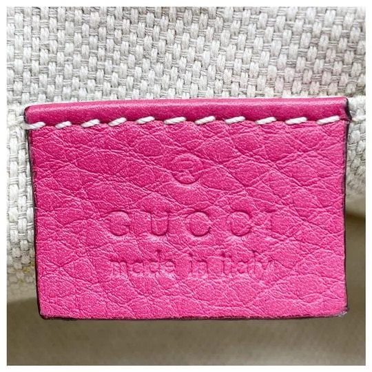 Gucci Soho Disco Bright Pink Leather Cross Body Bag