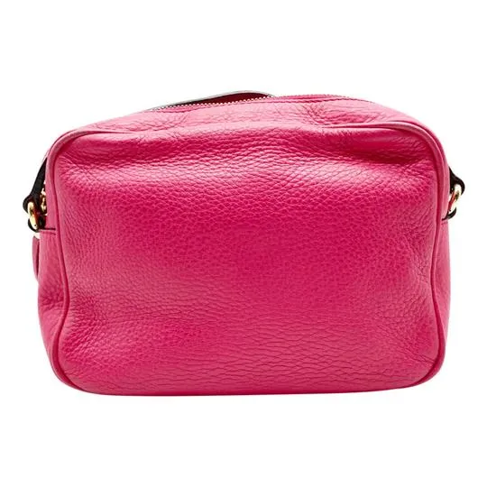 Gucci Soho Disco Bright Pink Leather Cross Body Bag