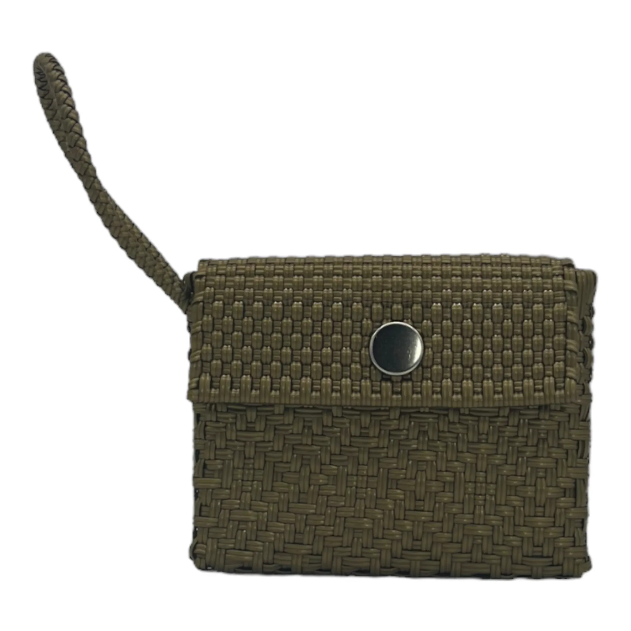 Handwoven Recycled Plastic Wristlet