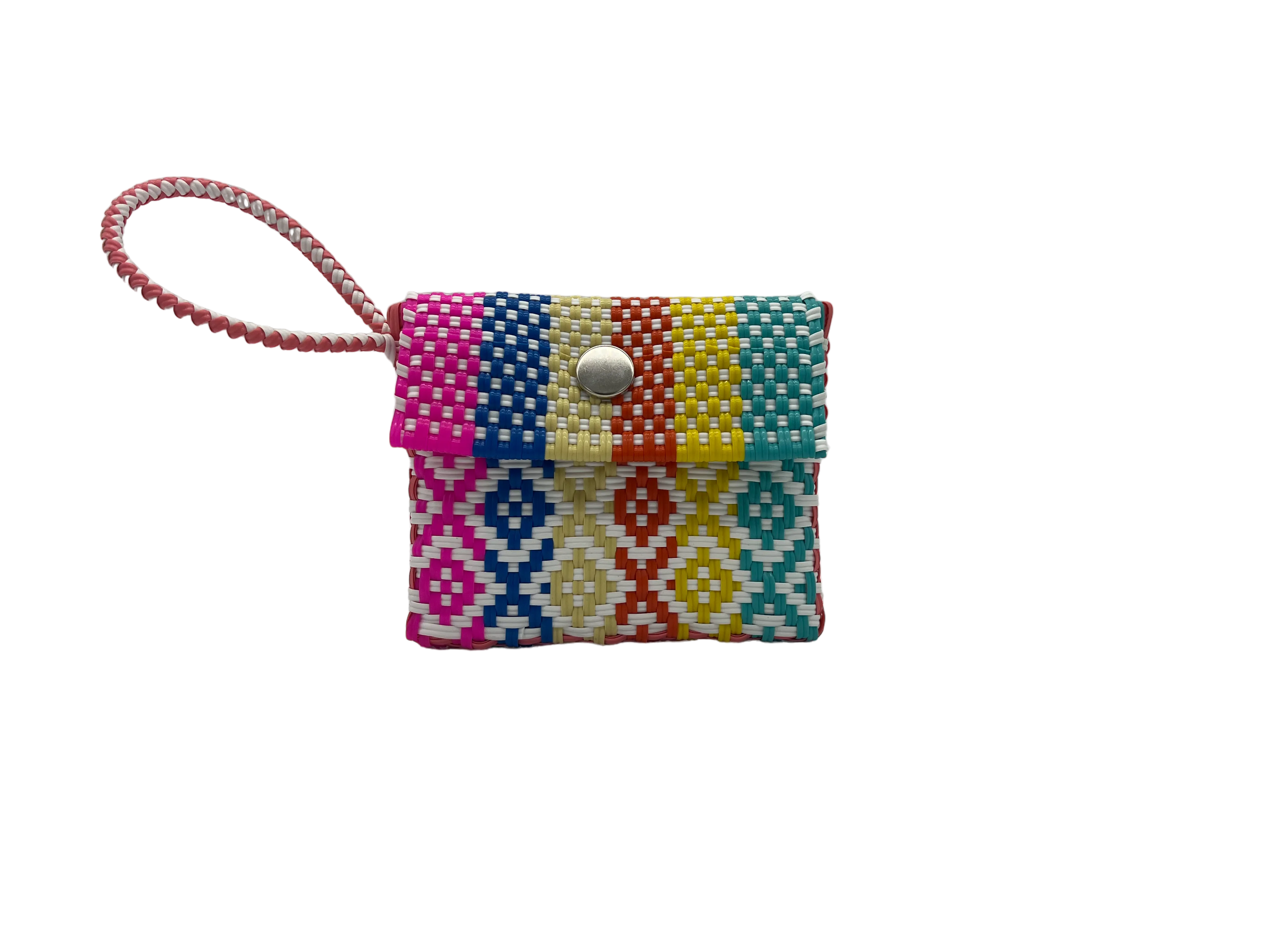 Handwoven Recycled Plastic Wristlet