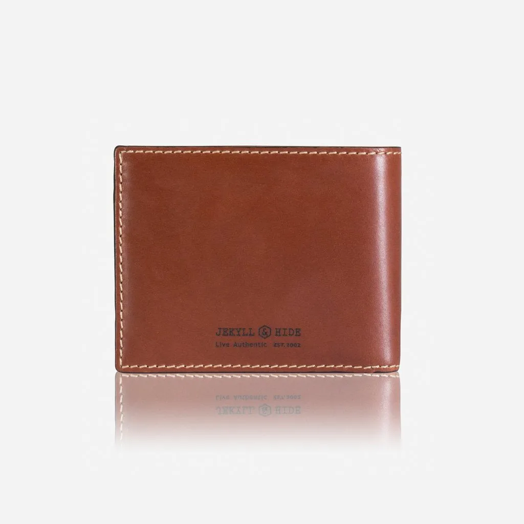 Jekyll & Hide Texas Large Billfold Wallet With Coin, Clay