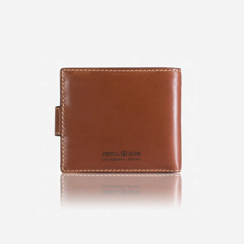 Jekyll & Hide Texas Large Billfold Wallet With Coin Pouch, Clay