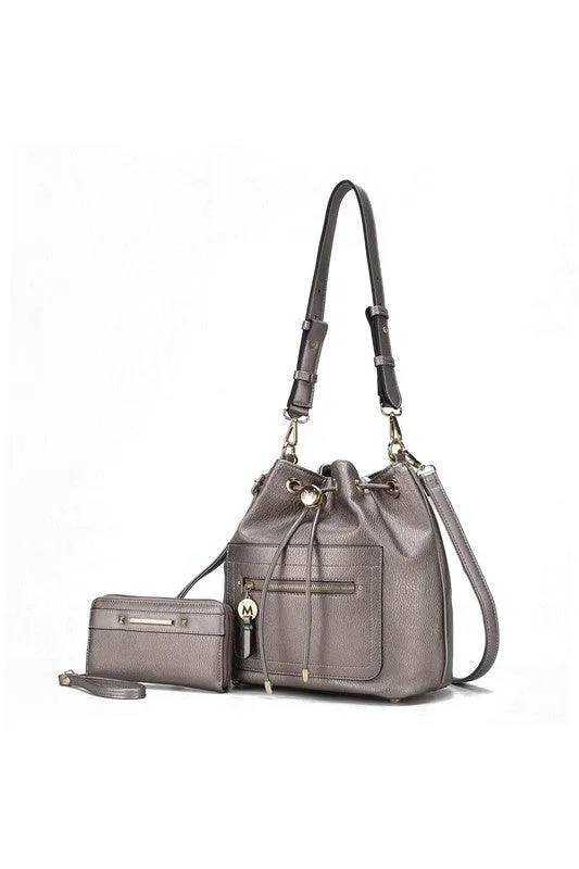 Larissa Bucket Handbag with Wallet