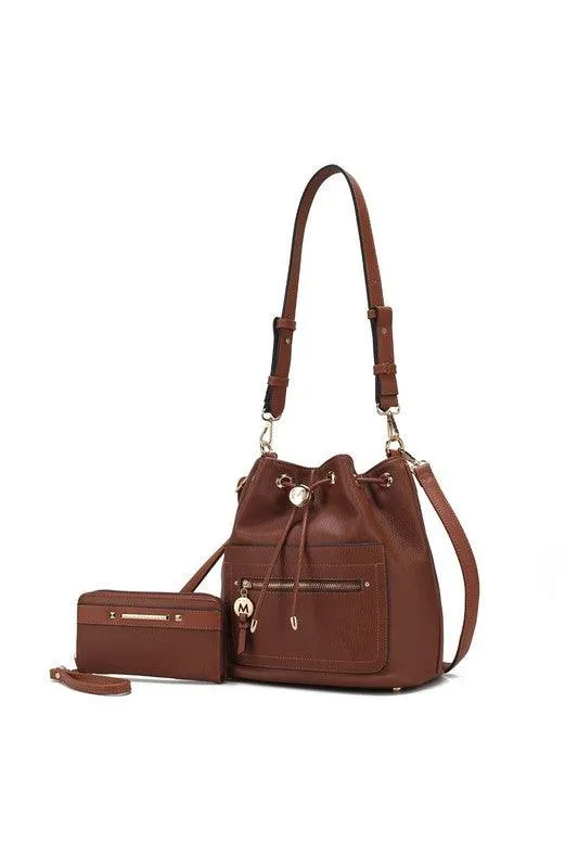 Larissa Bucket Handbag with Wallet