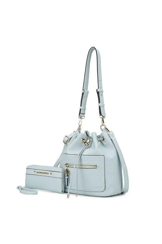 Larissa Bucket Handbag with Wallet