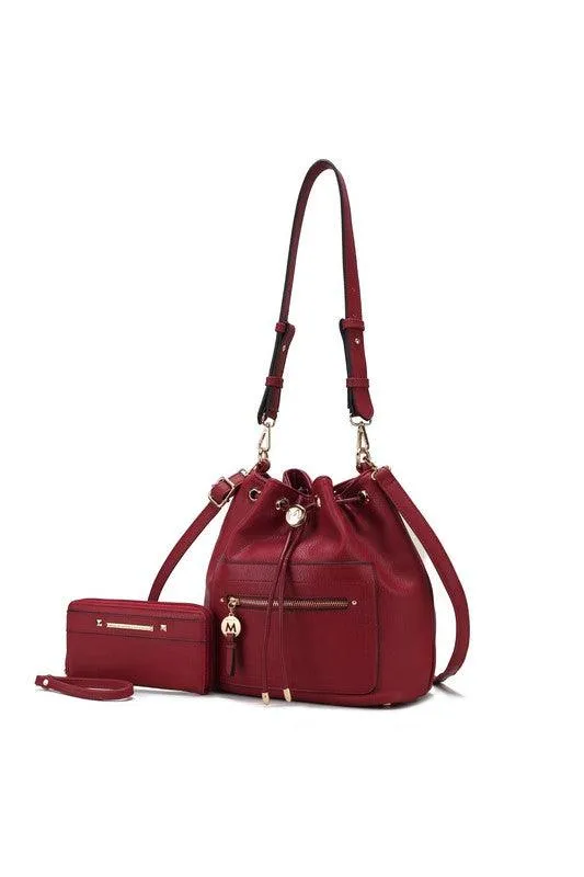 Larissa Bucket Handbag with Wallet