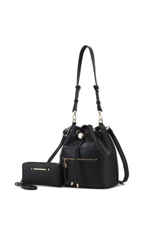 Larissa Bucket Handbag with Wallet